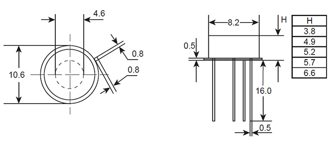 TO5 Series Crystal Resonator