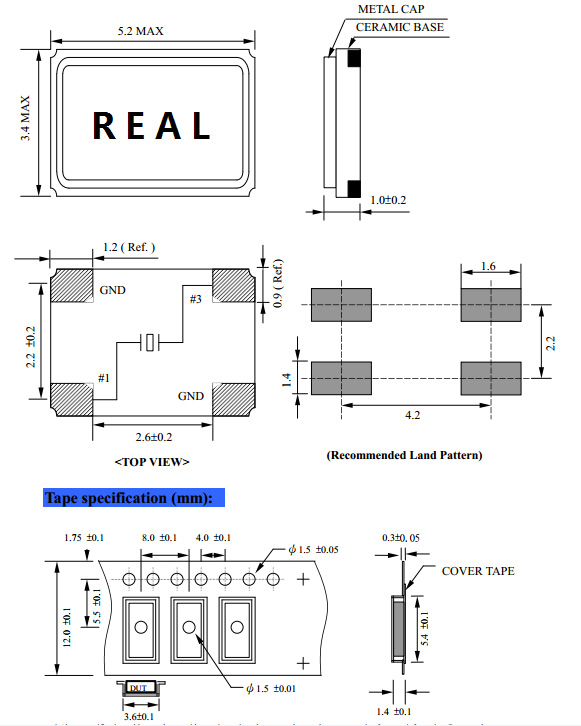 5032SMD Series Crystal Resonator